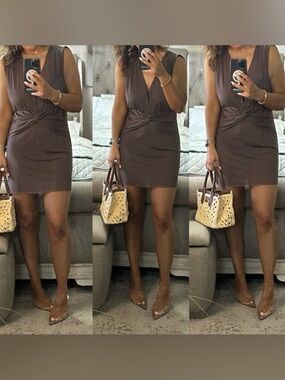 New๐ฉท Mocha Twist Mesh Swim Cover-Up